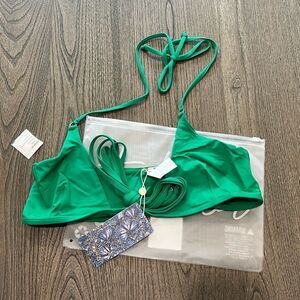 NWT Toluca Amina Bikini Top Waist Wrap Triangle Lush Size M/L